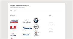 Desktop Screenshot of instantdownloadmanuals.com